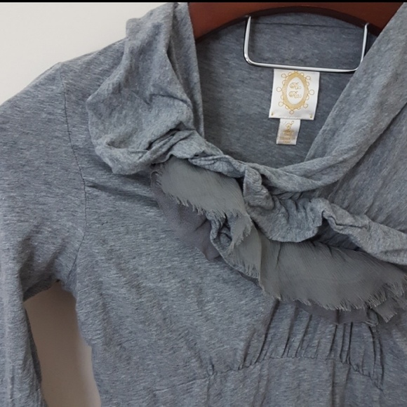 Anthropologie Ric Rac Ruffle Top - Picture 3 of 4